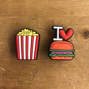 Hamburger and Fries Crocs Jibbitz Charms